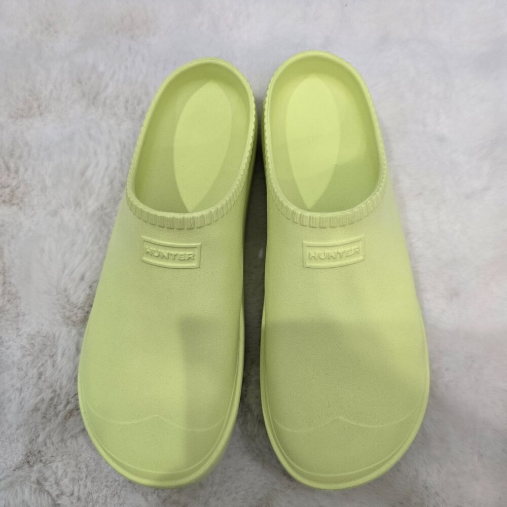 Hunter In/Out Bloom Algae Foam Clogs Zesty Yellow… - image 8